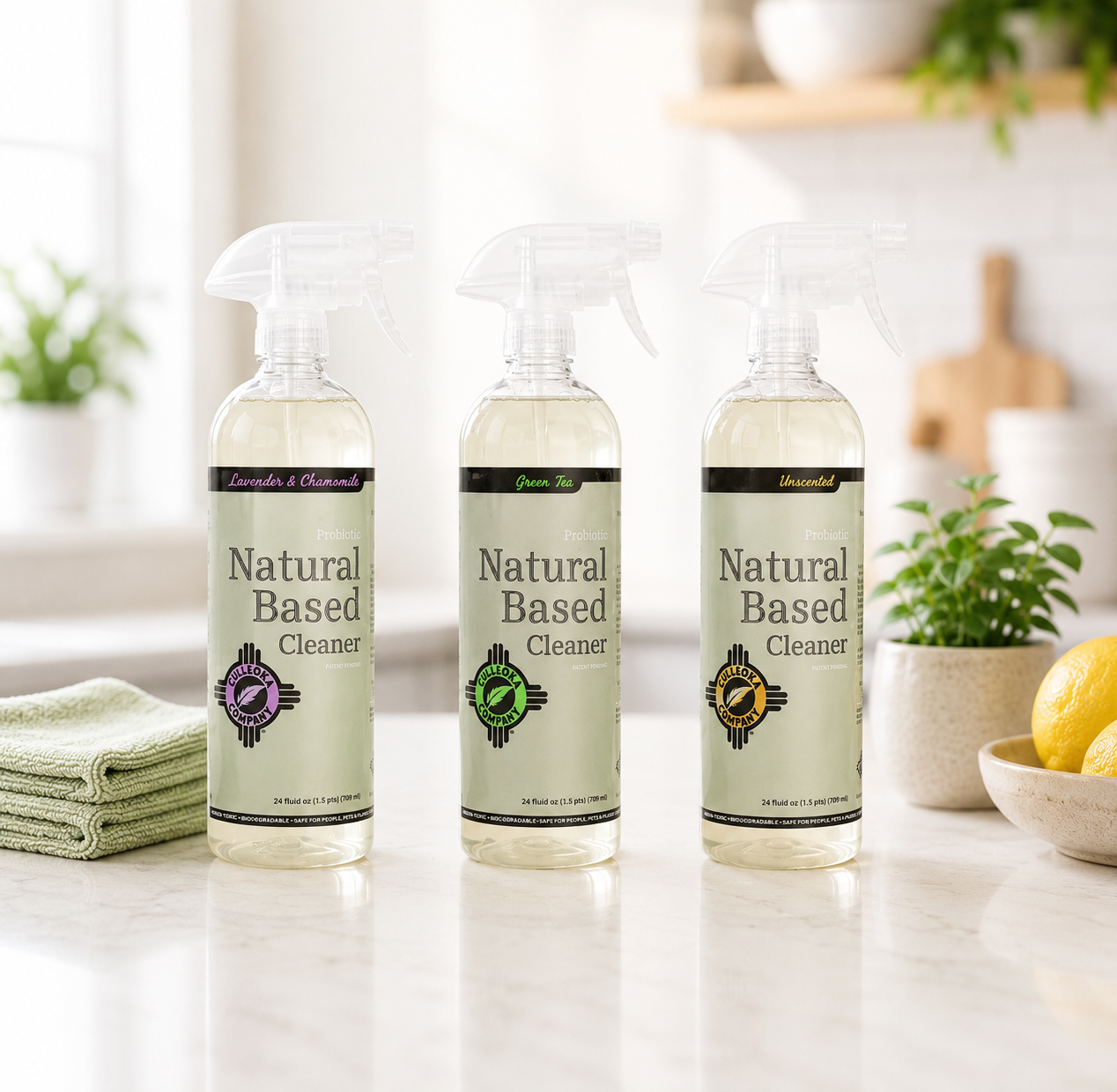 Natural Based Cleaner - 3 Scents