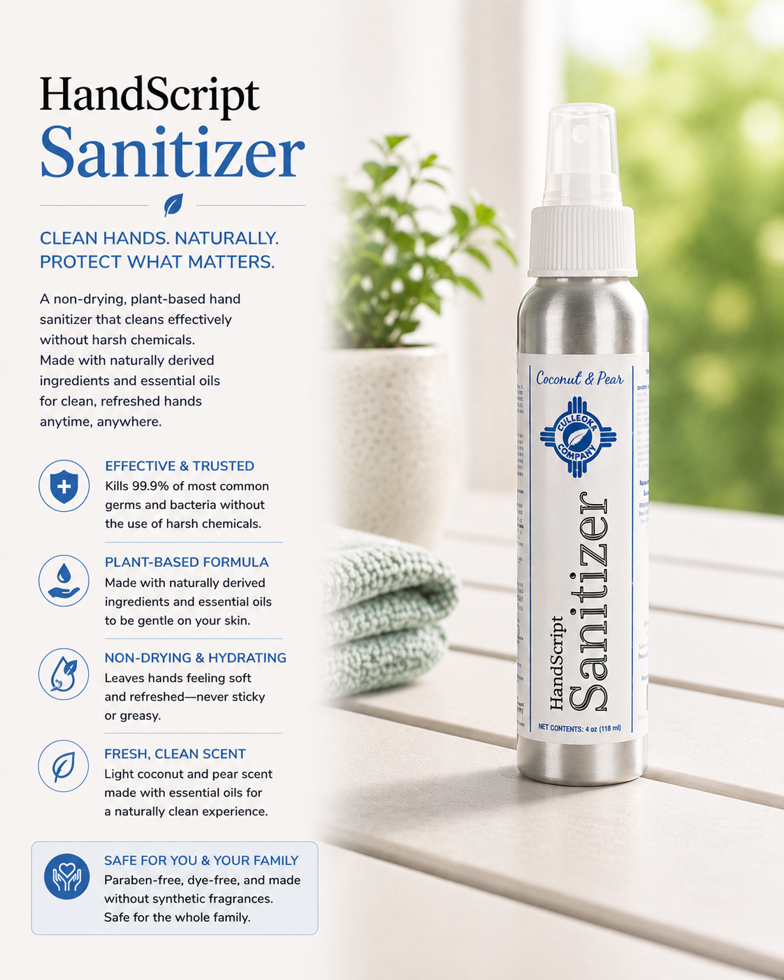 Personal HandScript Sanitizer
