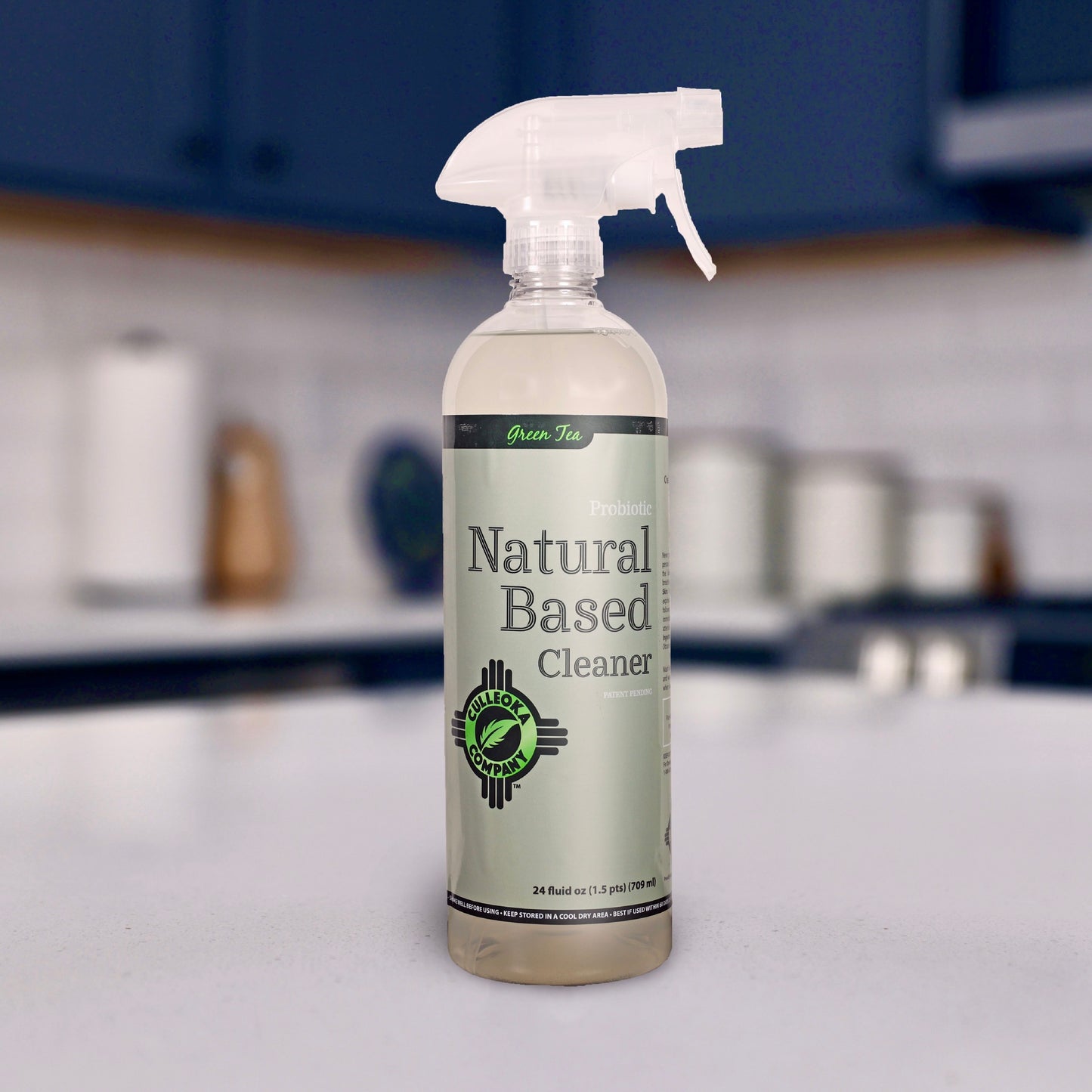 2- 24oz bottles GREEN TEA Natural Based Cleaner