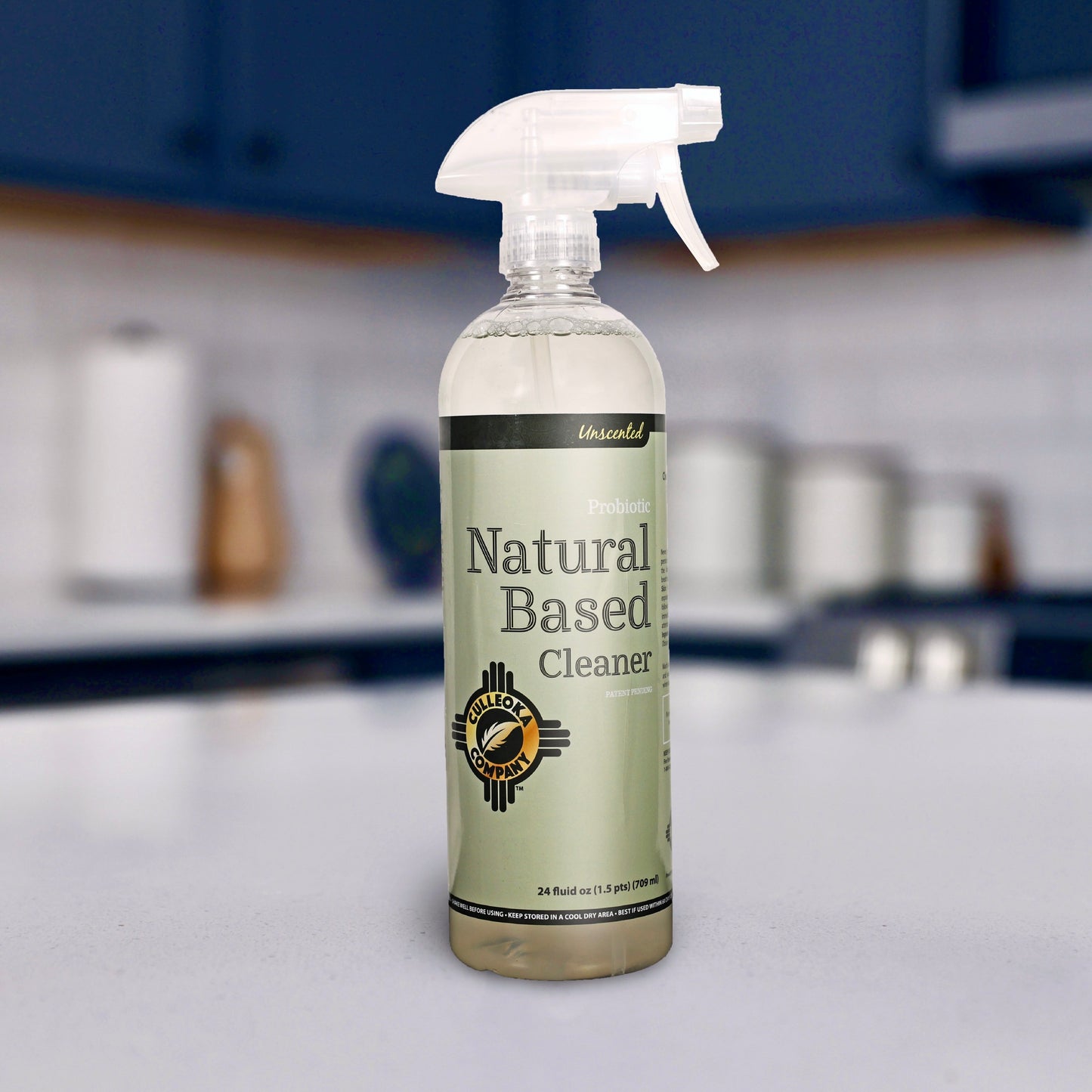 2- 24oz bottles UNSCENTED Natural Based Cleaner