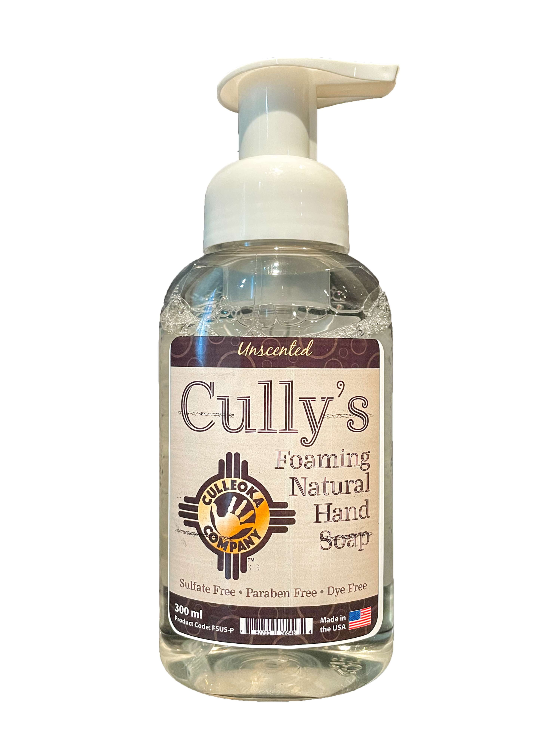 Cully's Foaming Natural Hand Soap - Culleoka Company LLC