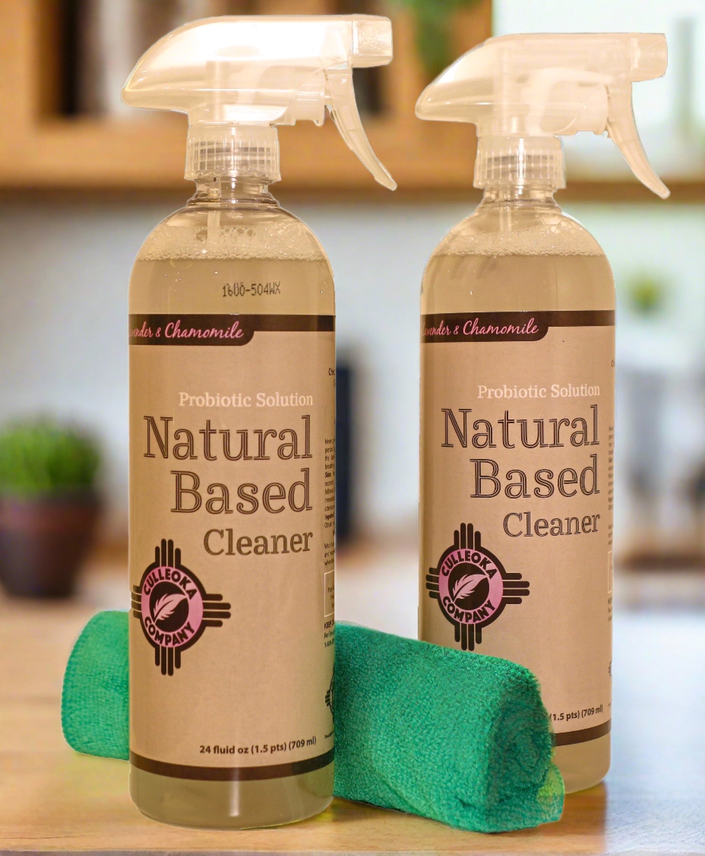 2- 24oz bottles LAVENDER/CHAMOMILE Natural Based Cleaner