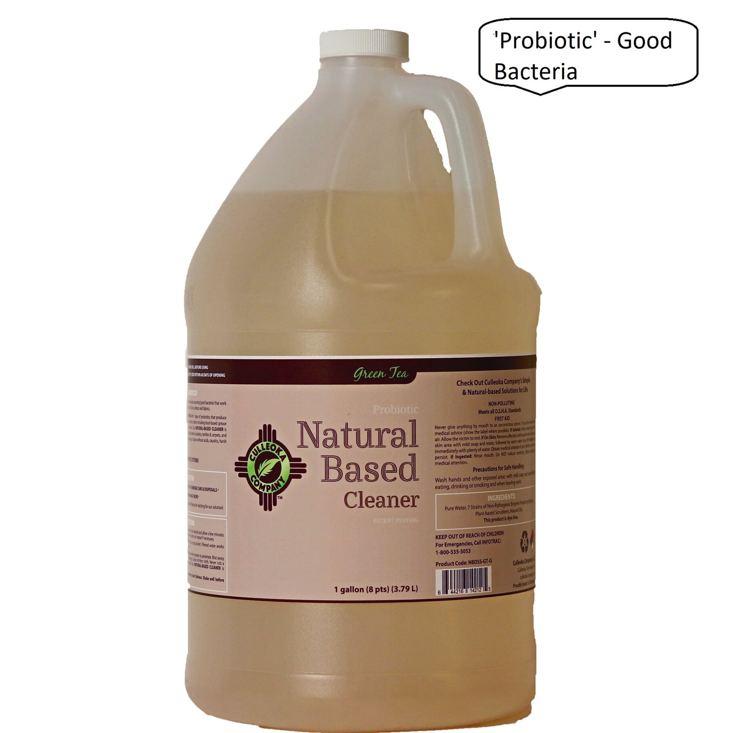 Natural Based Cleaner - Gallon Green Tea scent