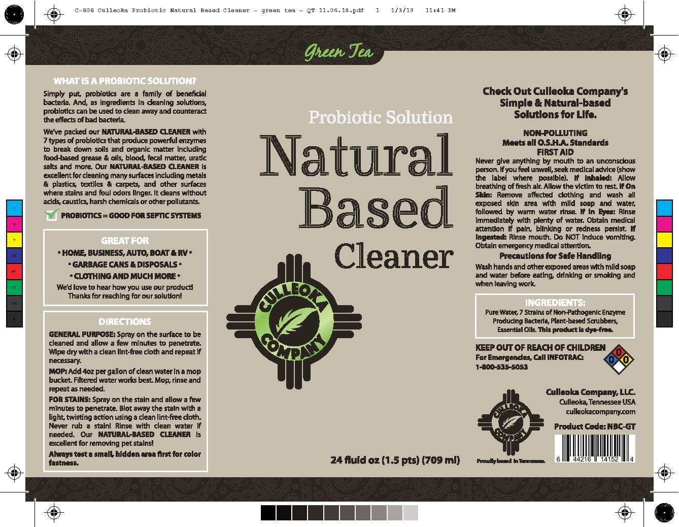 Natural Based Cleaner - Spray - Available in 3 scents - Culleoka Company LLC
