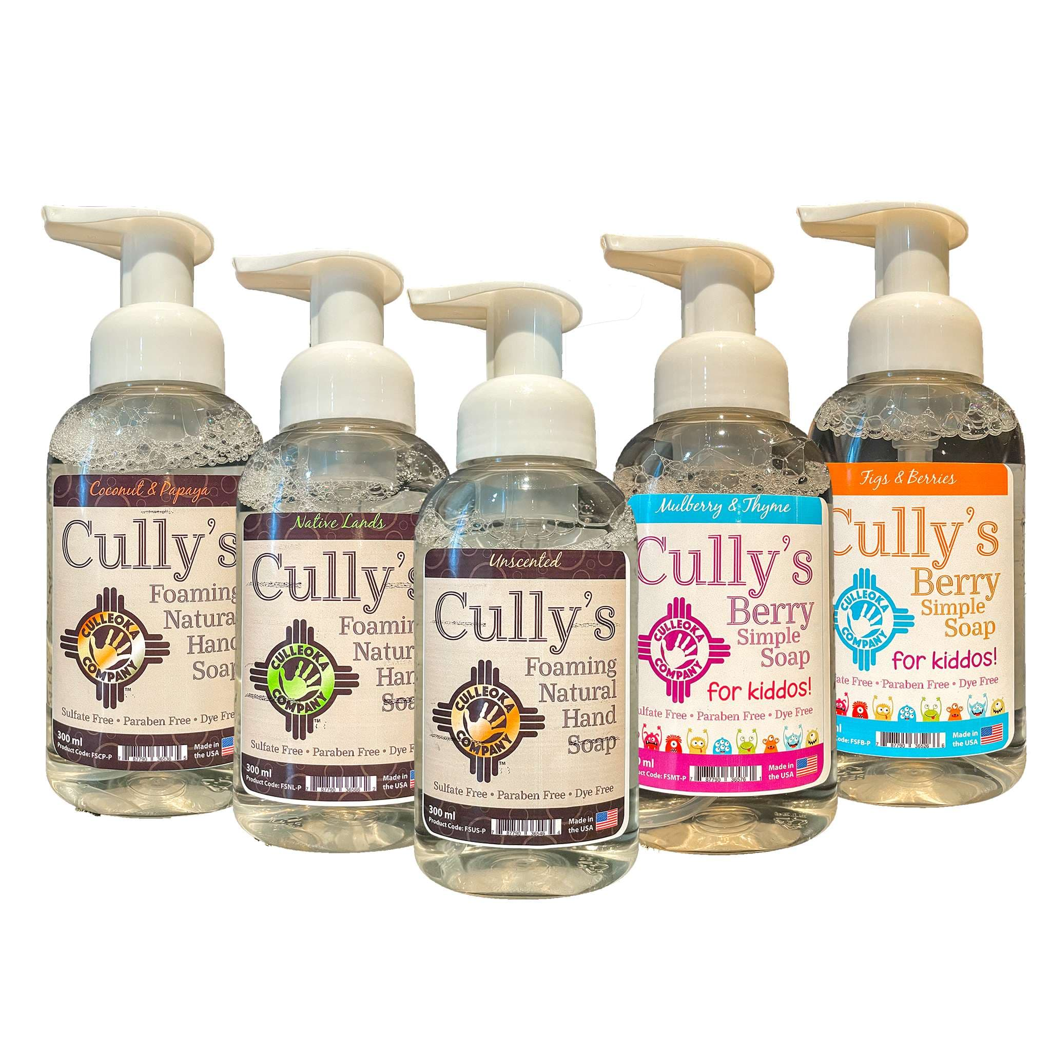 All natural, sweet smelling, foaming pump soap