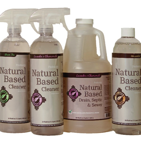 Starter Kit with natural based cleaner containing probiotics