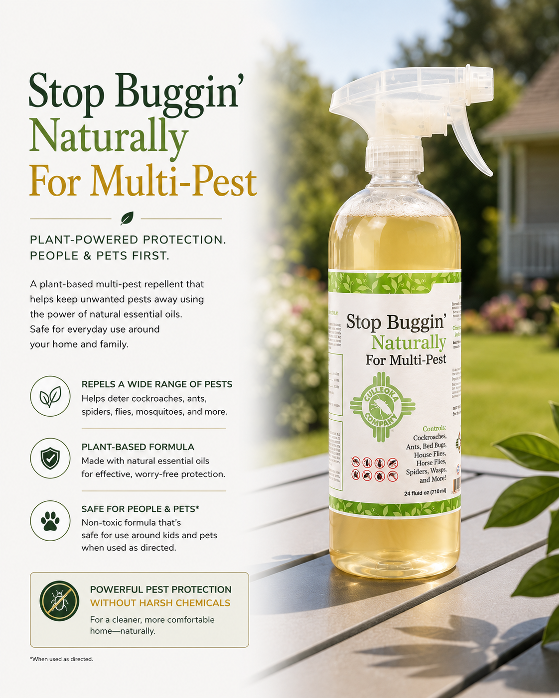 Stop Buggin' Naturally - For Multi Pest