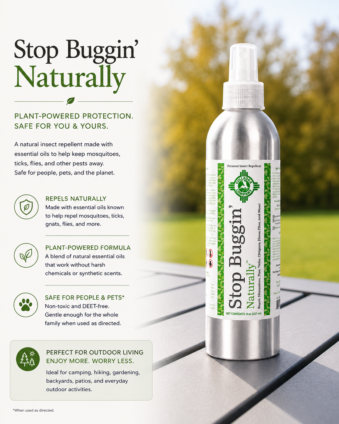 Stop Buggin' Naturally -  Repellent