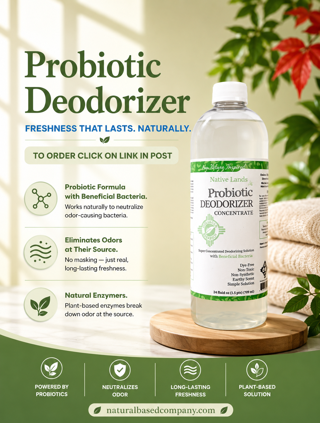 Native Lands Probiotic Deodorizer Concentrate