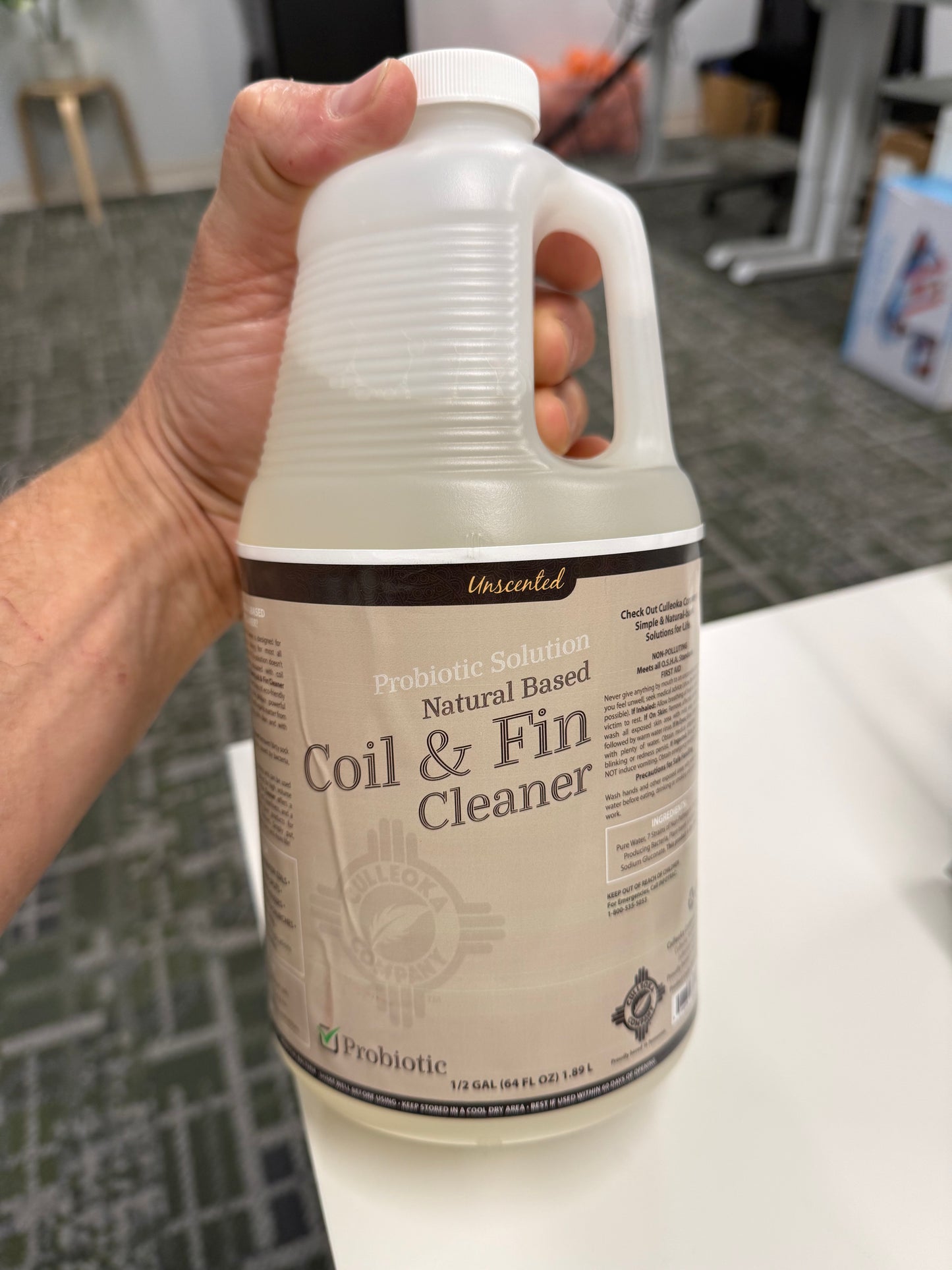 Natural Based Coil & Fin Cleaner (2 x 2.5 Gal or 64oz)