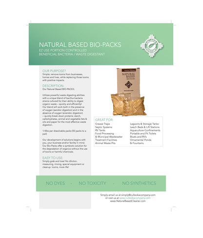 Natural Based Bio-Packs.
