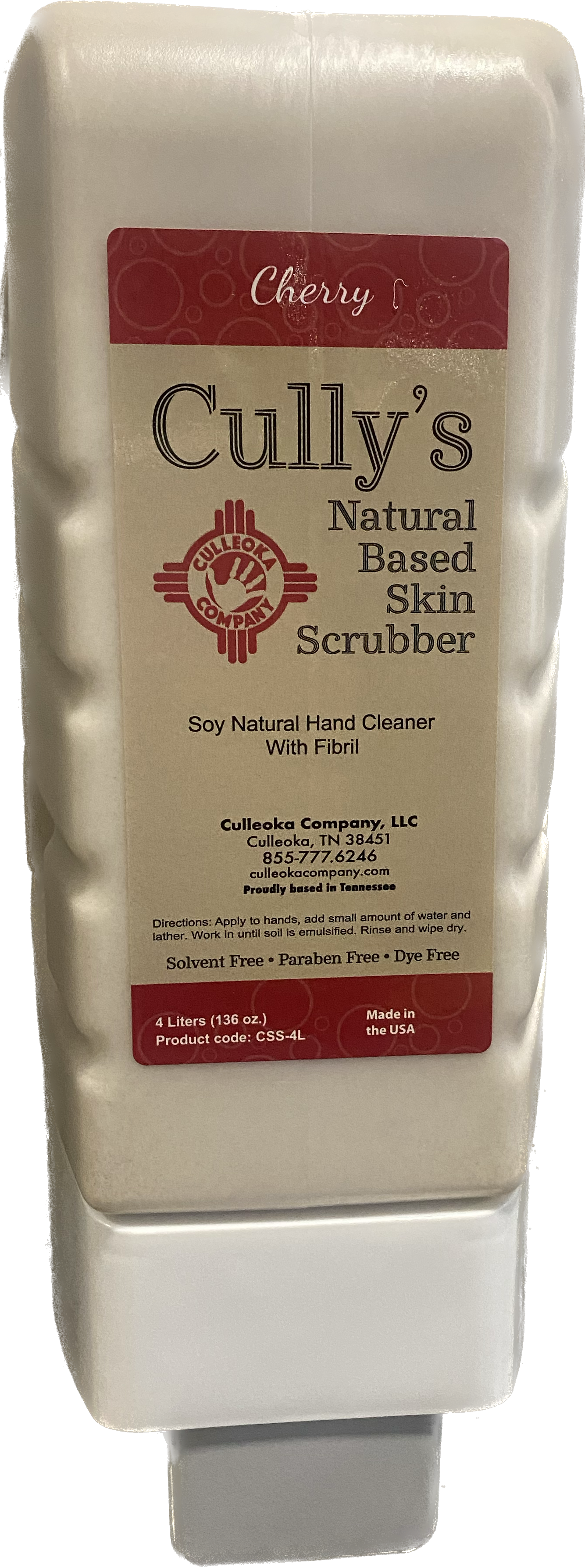 Cully's Natural based soap skin scrubber