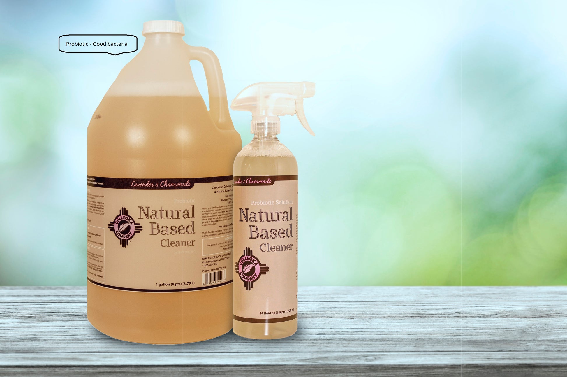 Natural Based Cleaner - Gallon and 24 oz