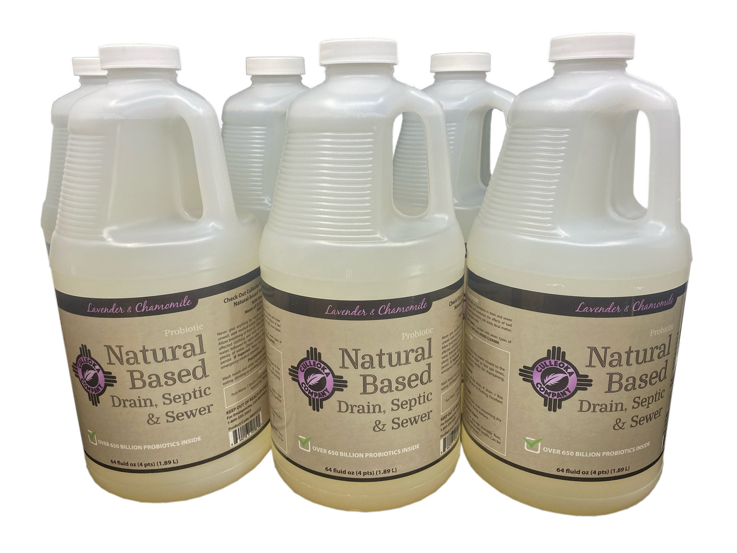 6 pack Natural Drain, Septic and Sewer Cleaner